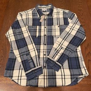 J. Crew Slim Plaid Brushed Flannel Shirt